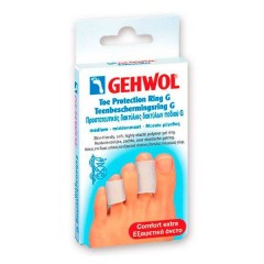 Гель-кольцо на палец среднее Gehwol Comfort Toe Protection Ring G (Zehenschutzring G mittel) для ног 2 шт.