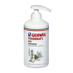 Красный бальзам Gehwol Fusskraft Red для сухой кожи ног 500 мл.