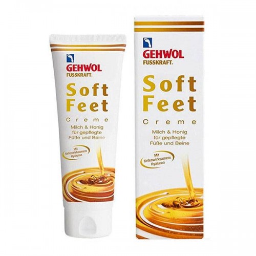 Шелковый крем "Молоко и мед" Gehwol Fusskraft Soft Feet Cream для ежедневного ухода за сухой и чувствительной кожей ног и стоп 40 мл.