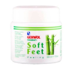 Пилинг "Бамбук и жожоба" Gehwol Fusskraft Soft Feet Peeling для грубой кожи ног 500 мл.