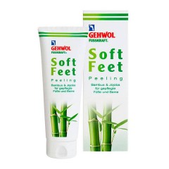 Пилинг "Бамбук и жожоба" Gehwol Fusskraft Soft Feet Peeling для грубой кожи ног 125 мл.
