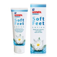 Увлажняющий лосьон Водяная лилия и шелк Gehwol Fusskraft Soft Feet Lotion Water Lily And Silk для сухой кожи ног 125 мл.