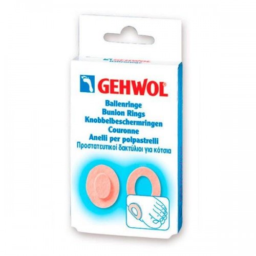 Овальные кольцевые накладки Gehwol Ballenringe Oval для ног 6 шт.