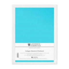 Насыщенный высокоэффективный коллаген Janssen Cosmetics Derma Fleece Masks Collagen Vitamin A+E(голубой лист) с витаминами A, E для ухода за лицом 1 шт.