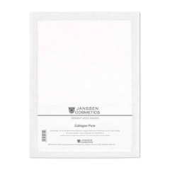 Насыщенный высокоэффективный чистый коллаген Janssen Cosmetics Derma Fleece Masks (белый лист) Collagen Pure для ухода за лицом 1 шт.