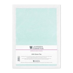 Коллаген Janssen Derma Fleece Masks Collagen AHA Green Tea для ухода за лицом 1 шт.