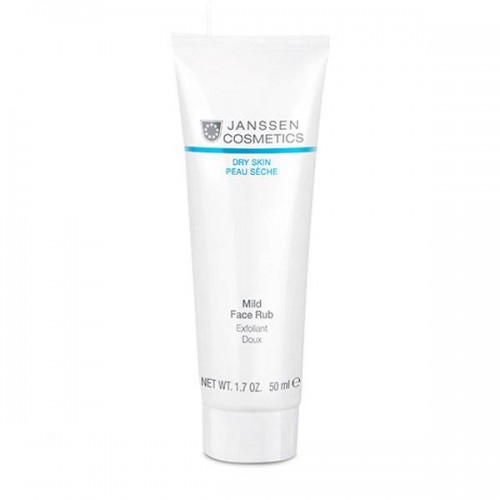 Мягкий скраб с гранулами жожоба Janssen Cosmetics Dry Skin Mild Face Rub для всех типов кожи 50 мл.