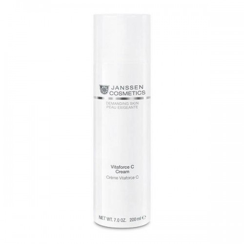 Регенерирующий крем с витамином C Janssen Cosmetics Demanding Skin Vitaforce C Cream для зрелой и/или сухой кожи лица 200 мл.