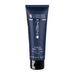 Крем Janssen Cosmetics Man Purifying Wash & Shave для умывания и бритья 75 мл.