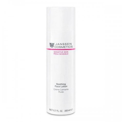Успокаивающая смягчающая эмульсия Janssen Cosmetics Sensitive Skin Soothing Face Lotion для чувствительной кожи лица 200 мл.