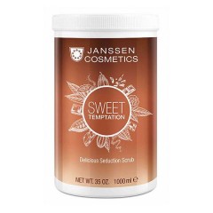 Очищающий скраб  с экстрактом какао Janssen Cosmetics Sweet Temptation Delicious Seduction Scrub для тела 1000 мл.