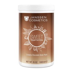 Кремовое шоколадное обёртывание Janssen Cosmetics Sweet Temptation Creamy Chocolate Body Pack для тела 1000 мл.