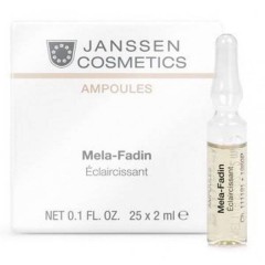 Осветляющие ампулы Janssen Cosmetics Ampoules Mela-Fadin Skin Lightenin для кожи лица  25 ампул по 2 мл.