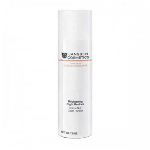 Осветляющий ночной крем Janssen Cosmetics Fair Skin Brightening Night Restore для кожи с проблемой пигмента 150 мл.