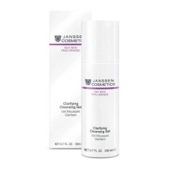 Очищающий гель Janssen Cosmetics Oily Skin Clarifying Cleansing Gel для жирной кожи лица 200 мл.