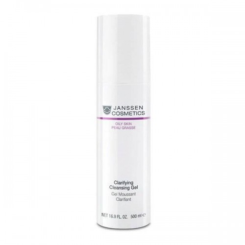 Очищающий гель Janssen Cosmetics Oily Skin Clarifying Cleansing Gel для жирной кожи лица 500 мл.