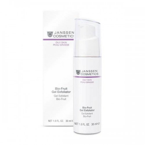 Эффективный биокомплекс Janssen Cosmetics Oily Skin Bio-Fruit Gel Exfoliator с фруктовыми кислотами 30 мл.