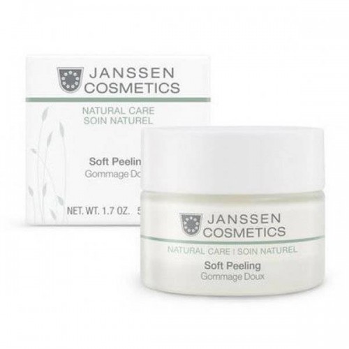 Деликатный пилинг Janssen Cosmetics Natural Care Soin Natural (Organics) Soft Peeling  для очищения и выравнивания рельефа кожи 50 мл.
