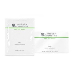 Ультраувлажняющая маска Janssen Cosmetics Peel Off Masks Olive-Hydration альгинатная anti-age с маслом оливы и экстракта оливковых листьев 10 шт. по 30 г