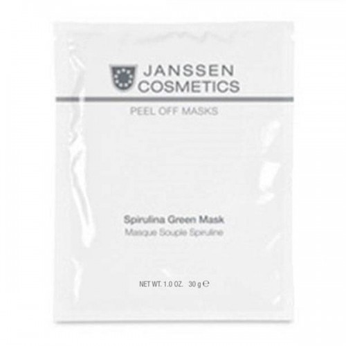 Зеленая моделирующая маска Janssen Cosmetics Peel Off Masks Spirulina Green Mask со спирулиной 10 шт. по 30 г