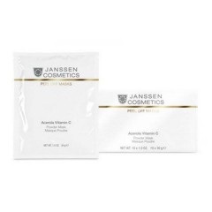 Розовая моделирующая маска Janssen Cosmetics Peel Off Masks Acerola Vitamin C Mask с ацеролой и витамином С 10 шт. по 30 г