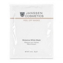 Осветляющая моделирующая маска Janssen Cosmetics Peel Off Masks Botanical White Mask 10 шт. по 30 г