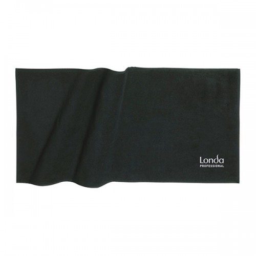 Полотенце черное Londa Professional с вышитым логотипом