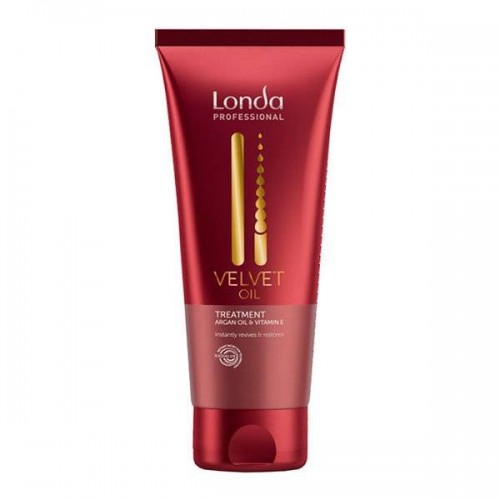 Маска Londa Professional Velvet Oil Treatment для мгновенного обновления всех типов волос с аргановым маслом 200 мл.