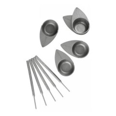 Комплект мини мисочек и аппликаторов Refectocil Application Set Mini для окрашивания 10 шт.