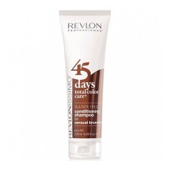 Шампунь-кондиционер Revlon Professional 45 Days Total Color Care Sensual Brunettes для брюнеток, каштановых волос 275 мл.