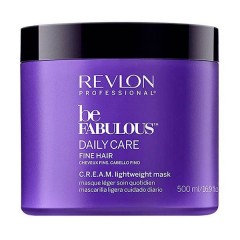 Ухаживающая маска Revlon Professional Be Fabulous Daily Care Fine Hair C.R.E.A.M. Lightweight Mask для тонких волос 500 мл.