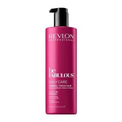Очищающий шампунь Revlon Professional Be Fabulous Daily Care Normal Thick Hair C.R.E.A.M. Shampoo для нормальных и густых волос 1000 мл.