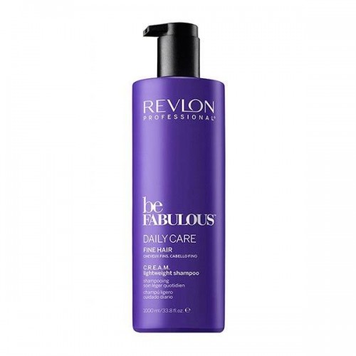 Очищающий шампунь Revlon Professional Be Fabulous Daily Care Fine Hair C.R.E.A.M. Lightweight Shampoo для тонких волос 1000 мл.