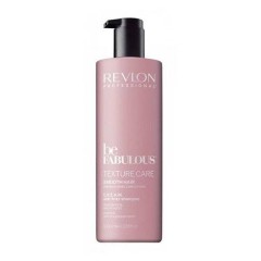 Разглаживающий шампунь Revlon Professional Be Fabulous Texture Care Smooth Hair C.R.E.A.M. Anti Frizz Shampoo для непослушных волос 1000 мл.