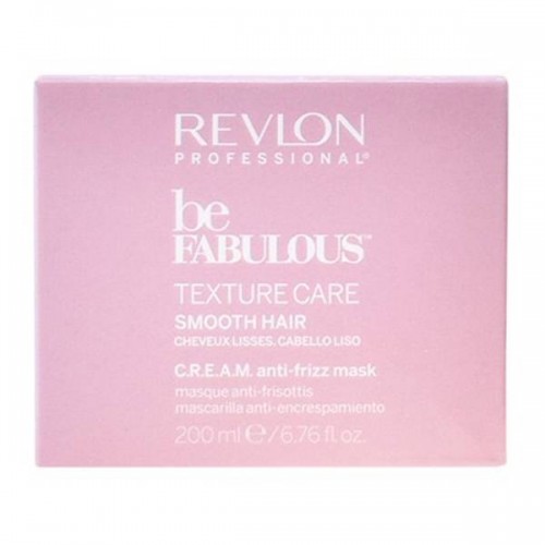 Разглаживающая маска Revlon Professional Be Fabulous Texture Care Smooth Hair C.R.E.A.M. Anti Frizz Mask для непослушных волос 200 мл.
