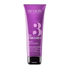 Профессиональный шампунь Revlon Professional Be Fabulous Hair Recovery In Salon Step 3 Cuticle Sealer Shampoo запечатывающий кутикулу для сухих и поврежденных волос 250 мл.