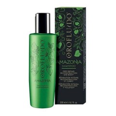 Восстанавливающий шампунь Revlon Professional Orofluido Amazonia Shampoo для ослабленных и поврежденных волос 200 мл.