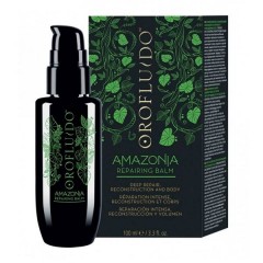 Несмываемый восстанавливающий бальзам Revlon Professional Orofluido Amazonia Repairing Balm для ослабленных и поврежденных волос 100 мл.