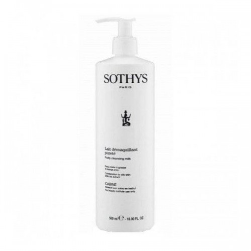 Очищающее молочко Sothys Essential Preparing Treatment Beauty Milk Purity Cleansing Milk для жирной и комбинированной кожи с экстрактом ириса 500 мл.