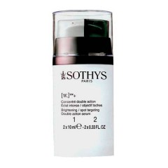 Сыворотка с двойным действием 2 в 1 Sothys Specific Care [W.]™ Plus Double Action Serum для осветления кожи лица 2 шт по 10 мл.