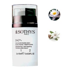 Сыворотка с двойным действием 2 в 1 Sothys Specific Care [W.]™ Plus Double Action Serum для осветления кожи лица 2 шт по 10 мл.