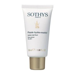 Увлажняющий и матирующий флюид Sothys Regular Care Oily Skin Line Hydra-Matt Fluid для жирной кожи лица и шеи 50 мл.