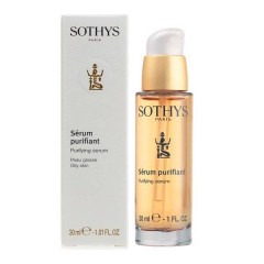 Себорегулирующая сыворотка Sothys Regular Care Oily Skin Line Purifying Serum для очищения жирной кожи лица 30 мл.