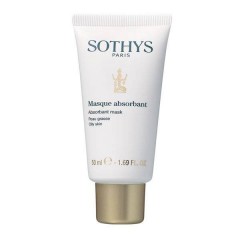Абсорбирующая маска Sothys Regular Care Oily Skin Line Absorbant Mask для жирной кожи лица и шеи 50 мл.