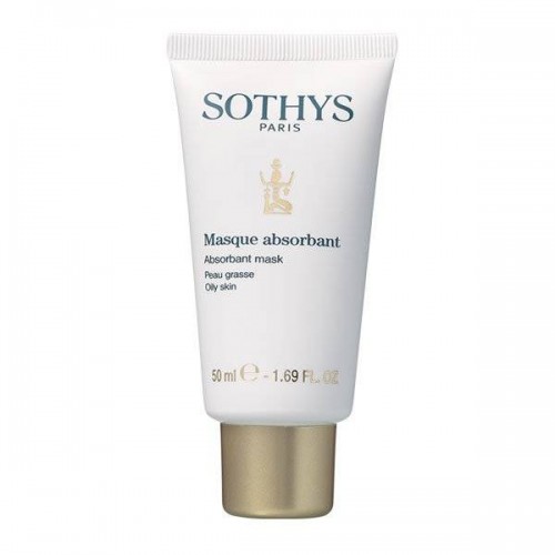 Абсорбирующая маска Sothys Regular Care Oily Skin Line Absorbant Mask для жирной кожи лица и шеи 50 мл.