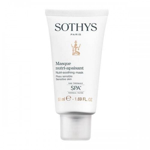 Успокаивающая питательная SOS маска Sothys Regular Care Sensitive Skin Nutri Soothing Mask для чувствительной и нормальной кожи лица и шеи 50 мл.
