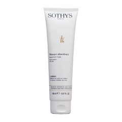 Абсорбирующая маска Sothys Regular Care Oily Skin Line Absorbant Mask для жирной кожи лица и шеи 150 мл.