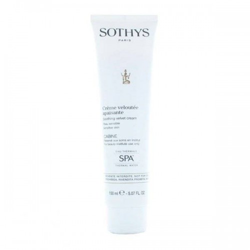 Успокаивающий крем Sothys Regular Care Sensitive Skin Soothing Velvet Cream для чувствительной, нормальной и сухой кожи лица и шеи 150 мл.