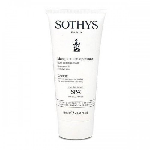 Успокаивающая питательная SOS маска Sothys Regular Care Sensitive Skin Nutri Soothing Mask для чувствительной и нормальной кожи лица и шеи 150 мл.