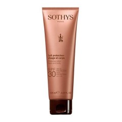 Эмульсия для лица и тела Sothys Sun Care Protective Lotion Face And Body SPF30 High Protection UVA/UVB для всех типов кожи 125 мл.